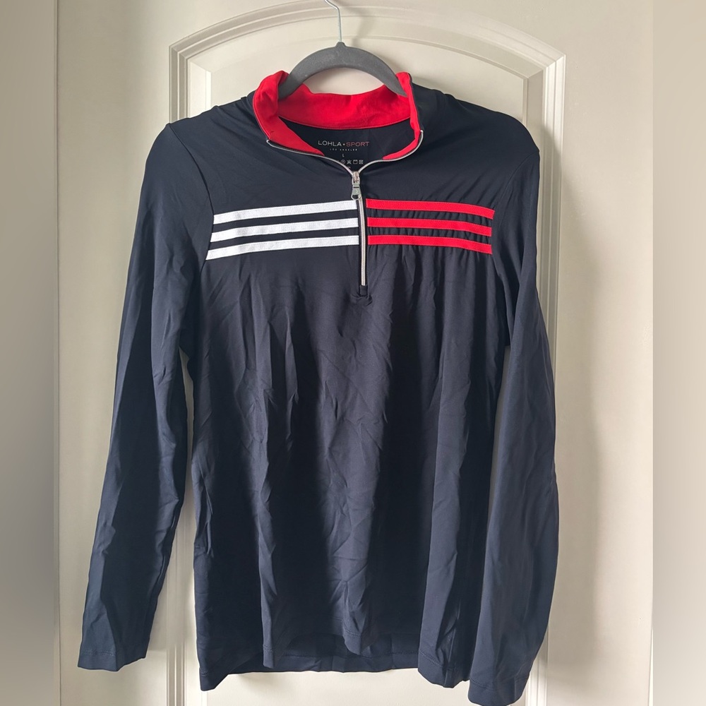 Lohla Sport Navy Quarter-Zip from The Annika LPGA
